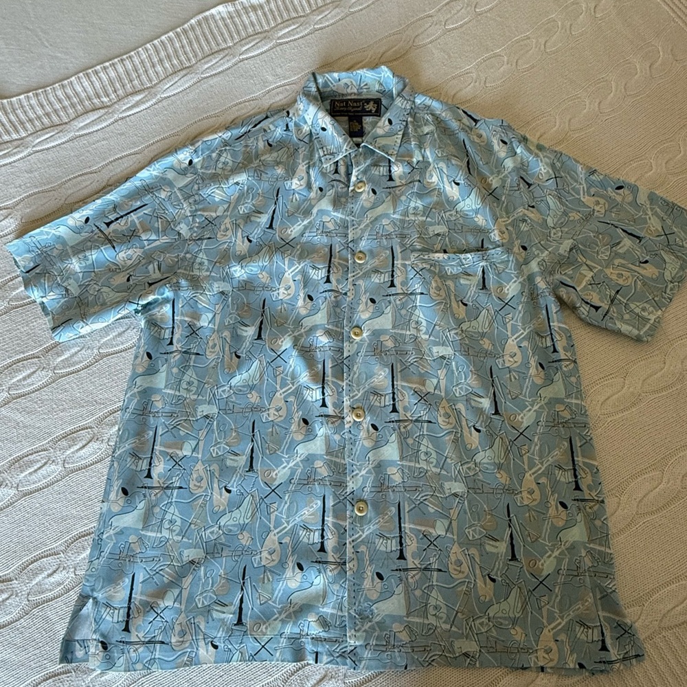 Nat Nast Light Blue Men's Shirt
